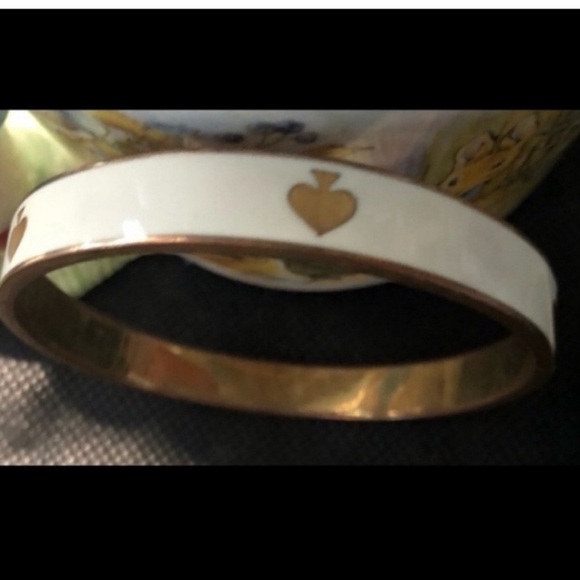 3 Kate Spade rare vintage bangle bracelets blue black white bracelets retired - Picture 5 of 6